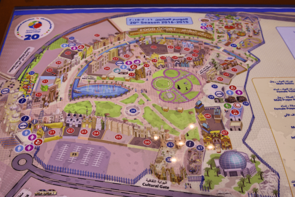 Global Village Dubai Map