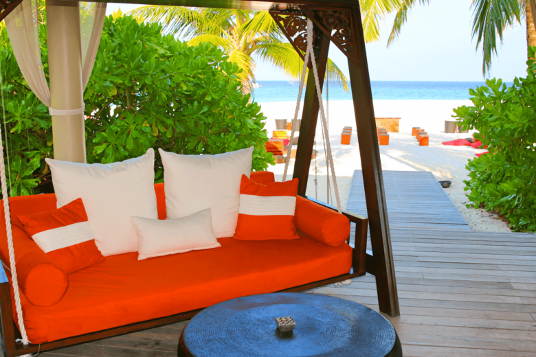 Park Hyatt Maldives Hadahaa Cocktail Reception Sunset Romantic Getaway Honeymoon Wedding Anniversary