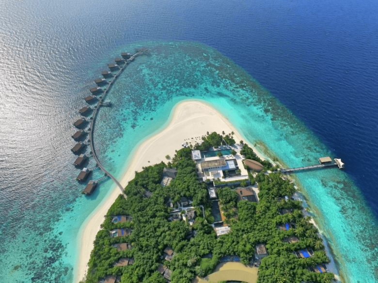 Adventures of a drone in the Maldives: From above the treetops to under the sea