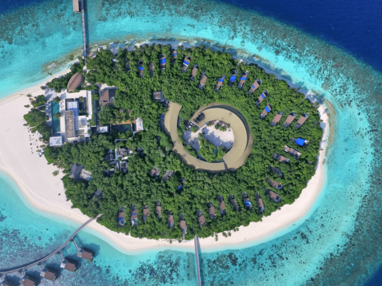 Drone View Park Hyatt Maldives Hadahaa Luxury Resort WOrldTravelAdventurers