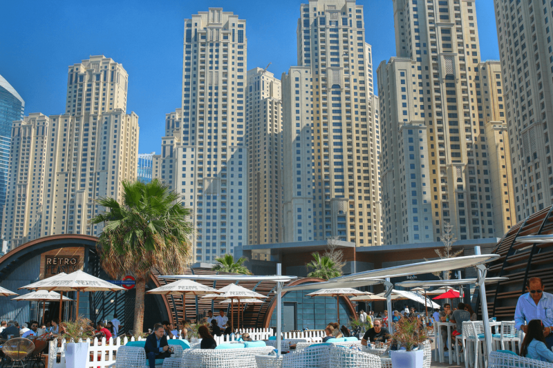 Dubai JBR Beach, Jumeirah Beach Residence, Beach, Dubai Marina, UAE, United Arab Emirates, Middle East, Persian Gulf, sun bed, relax, World Travel Adventurers, WorldTravelAdventurers
