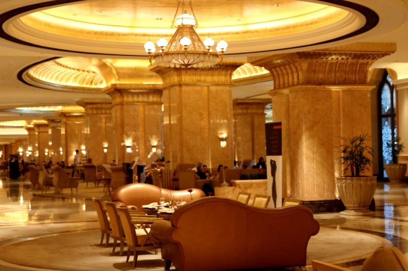 emirates palace tea, emiratespalaceentrance, Emirates Palace, Abu Dhabi, United Arab Emirates, UAE, luxury travel, luxury hotel, 5 star hotel, world travel adventurers, WorldTravelAdventurers, world's 2nd most expensive hotel, hotel review