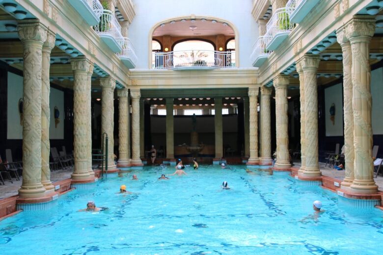 Gellert bath spa Budapest thermal springs