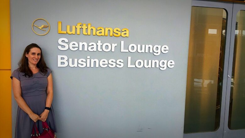 Lufthansa Senator Lounge Washington DC IAD First Class World Travel Adventurers WorldTravelAdventurers