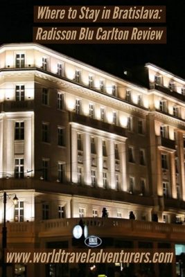 Radisson Blu Carlton Bratislava WorldTravelAdventurers