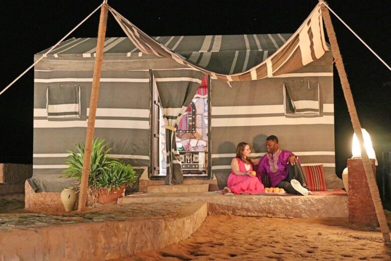 Desert glamping in Oman