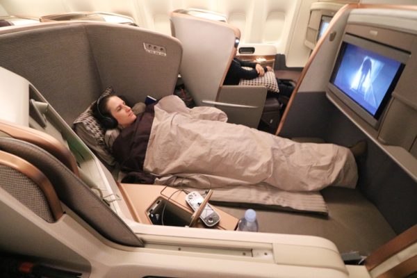 Seat Singapore Airlines Business Class