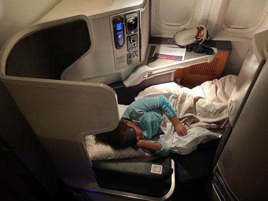 Cathay Pacific business class seats