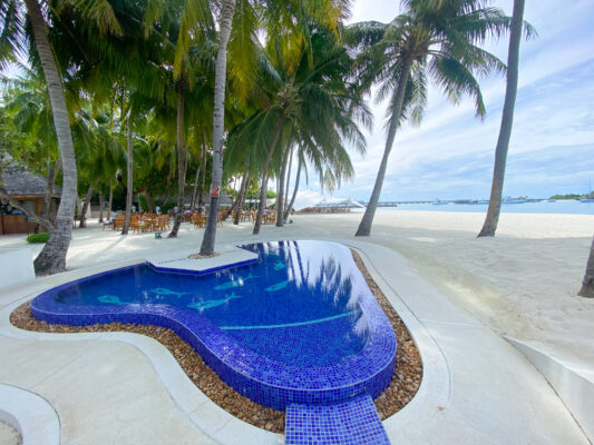 baby pool at Conrad Maldives