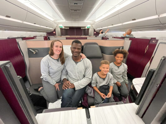 Qatar Airways pajamas