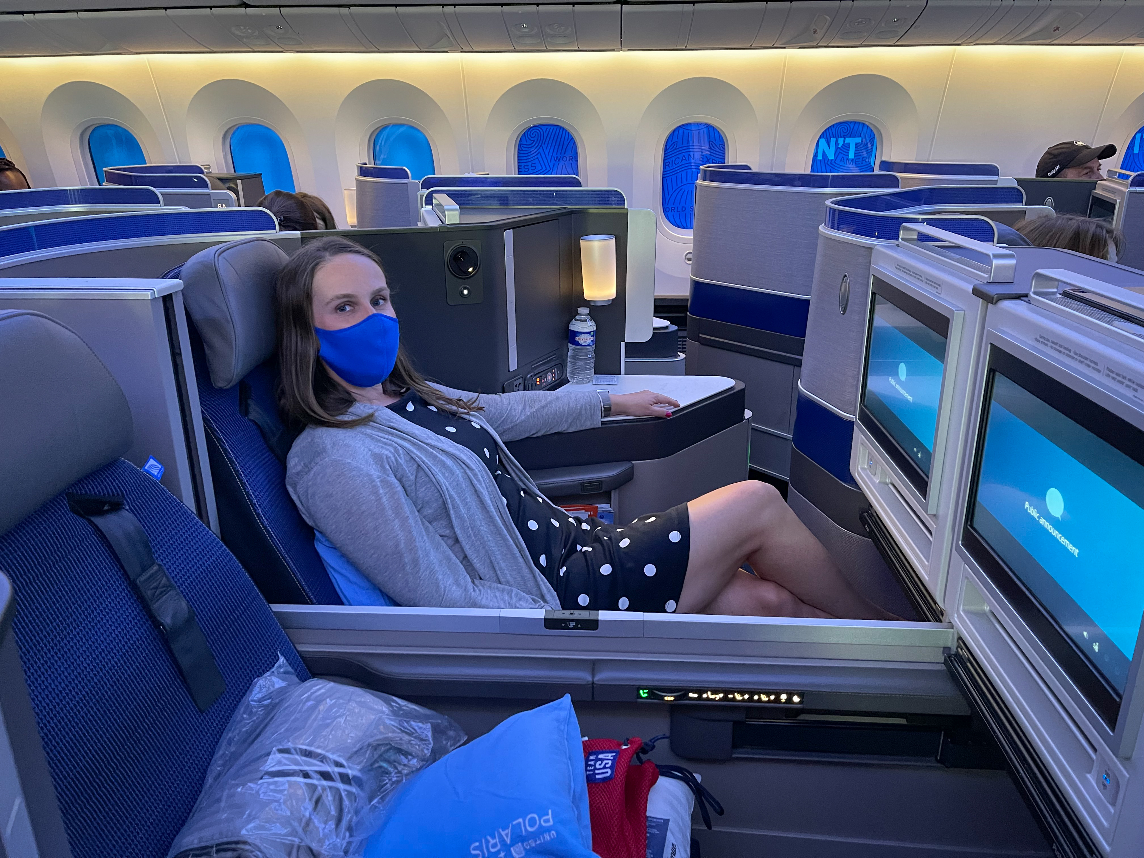 United Airlines NEW Polaris Business Class International Amenity Kit 2019