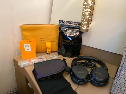 Etihad Business Class Amenity kit