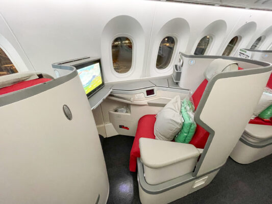 Ethiopian Airlines ADD - VIE Business Class Dreamliner Seat6 - World ...