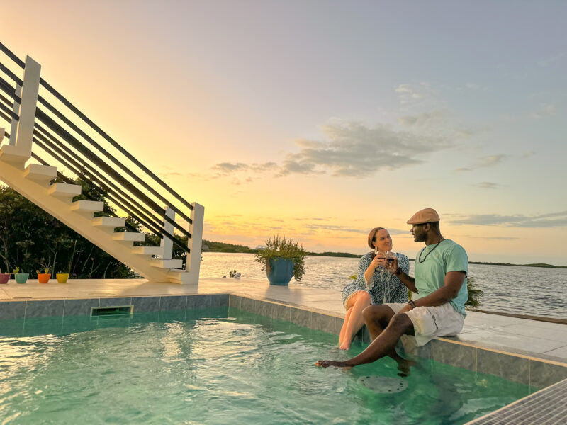 San Pedro Belize vacation rental pool