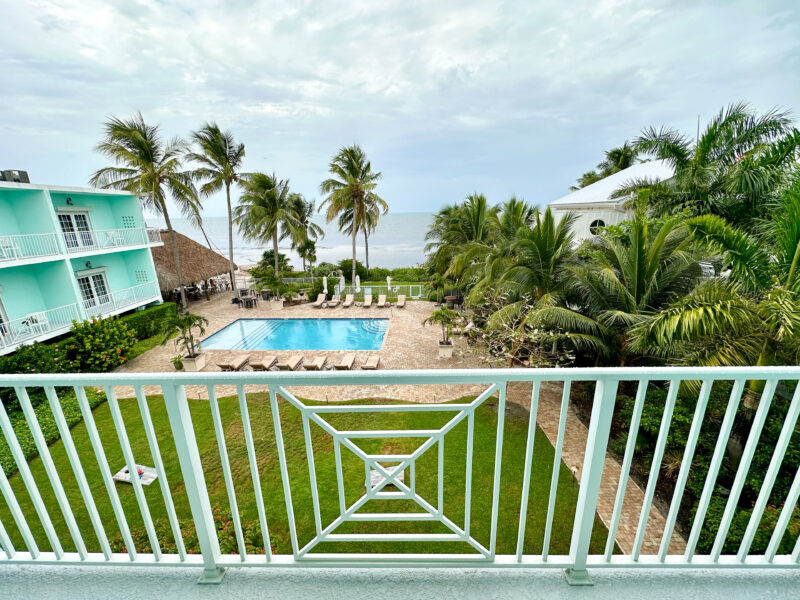 balcony of Grassy Flats Resort